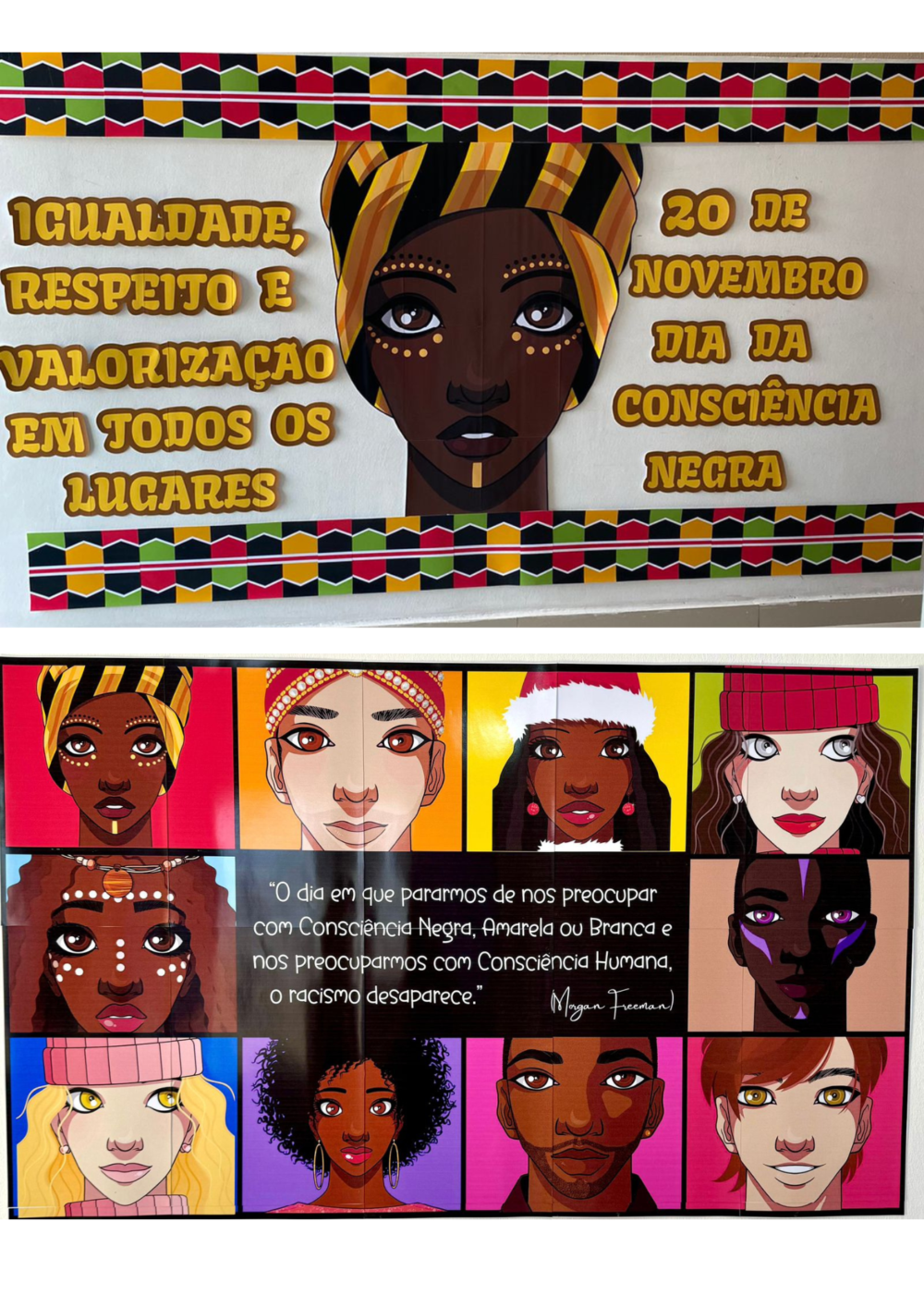 KIT PAINÉIS CONSCIÊNCIA NEGRA.