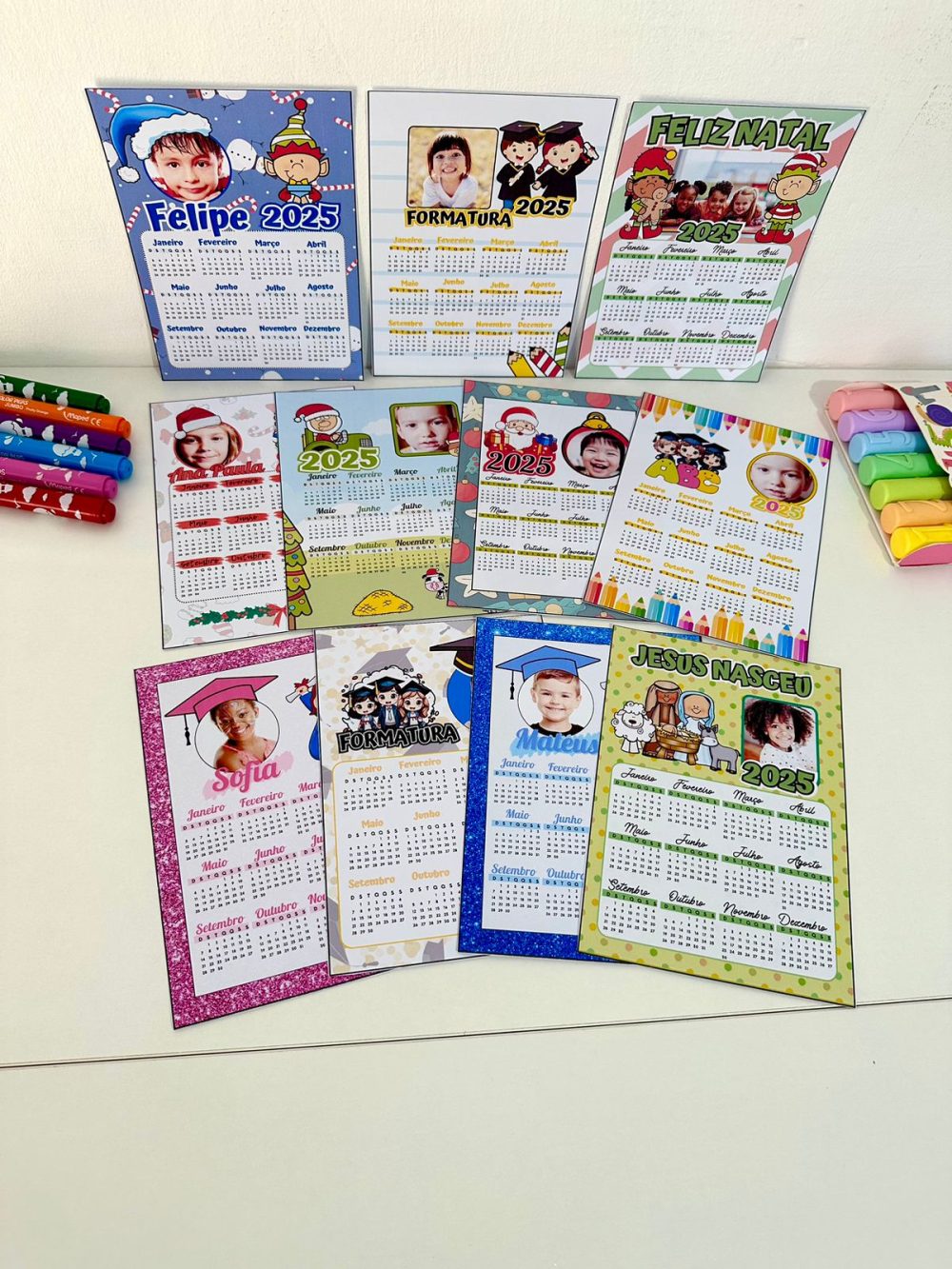 KIT COMPLETO DE NATAL. DECORAÇÕES E CALENDÁRIOS. - Imagem 3