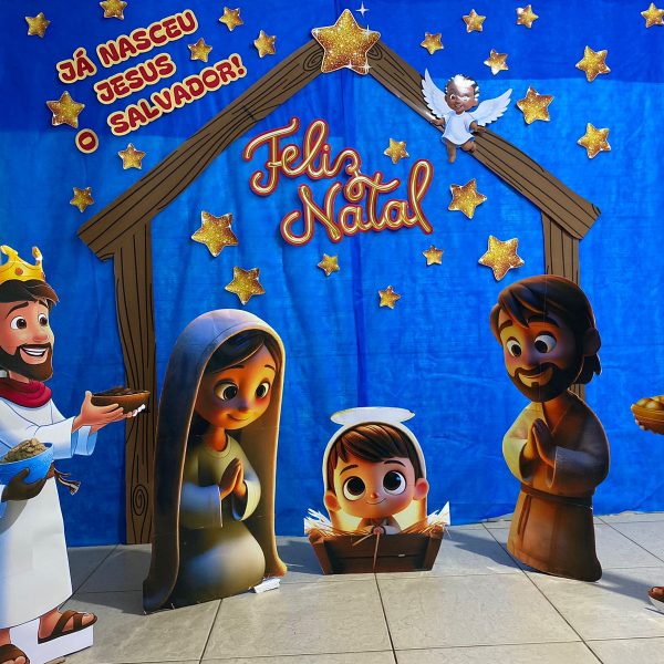 CENÁRIO 3D PRESÉPIO GIGANTE.