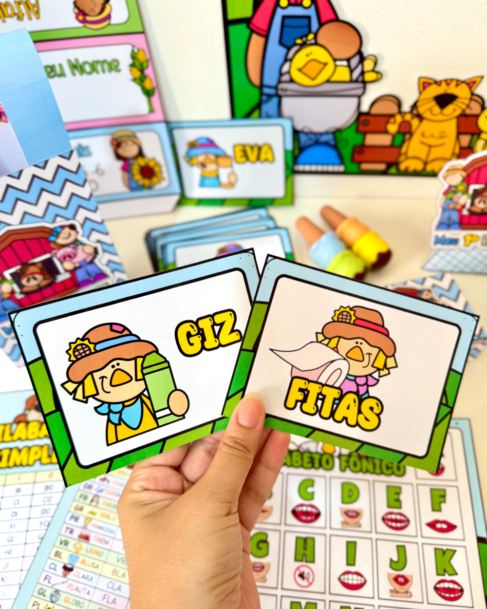Kit Ornamentação de Sala de Aula tema Fazendinha para turmas da Educação Infantil e séries iniciais do Ensino Fundamental. - Imagem 2
