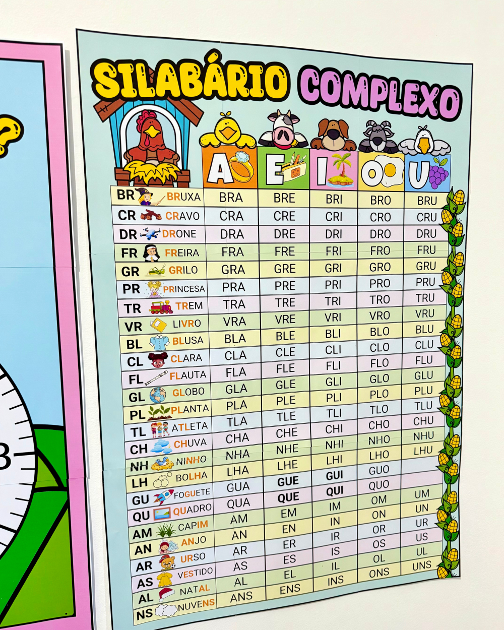 Kit Ornamentação de Sala de Aula tema Fazendinha para turmas da Educação Infantil e séries iniciais do Ensino Fundamental. - Imagem 5