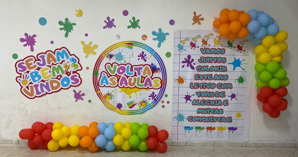 PAINEL VOLTA ÀS AULAS CORES - Imagem 4