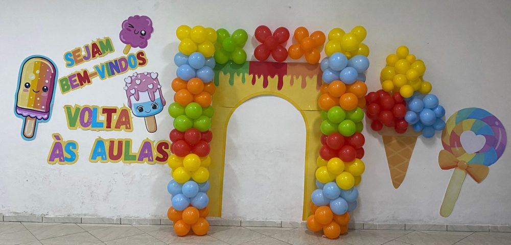 PAINEL GIGANTE VOLTA ÀS AULAS TEMA DOCES. - Imagem 4