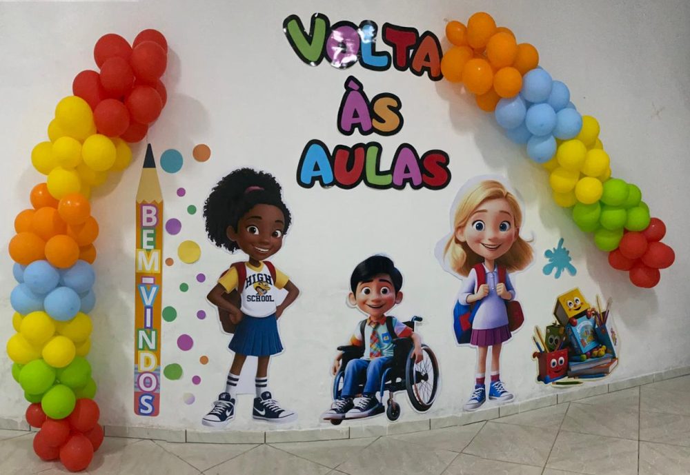 PAINEL VOLTA ÀS AULAS CRIANÇAS GIGANTES - Imagem 5