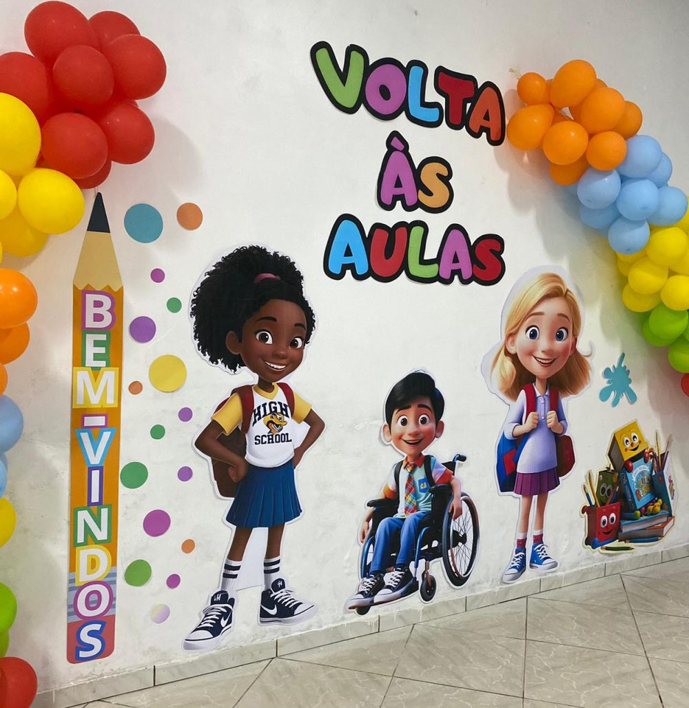 PAINEL VOLTA ÀS AULAS CRIANÇAS GIGANTES - Imagem 3