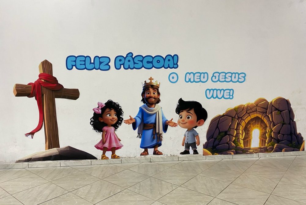 PAINEL PÁSCOA O MEU JESUS VIVE - Imagem 8