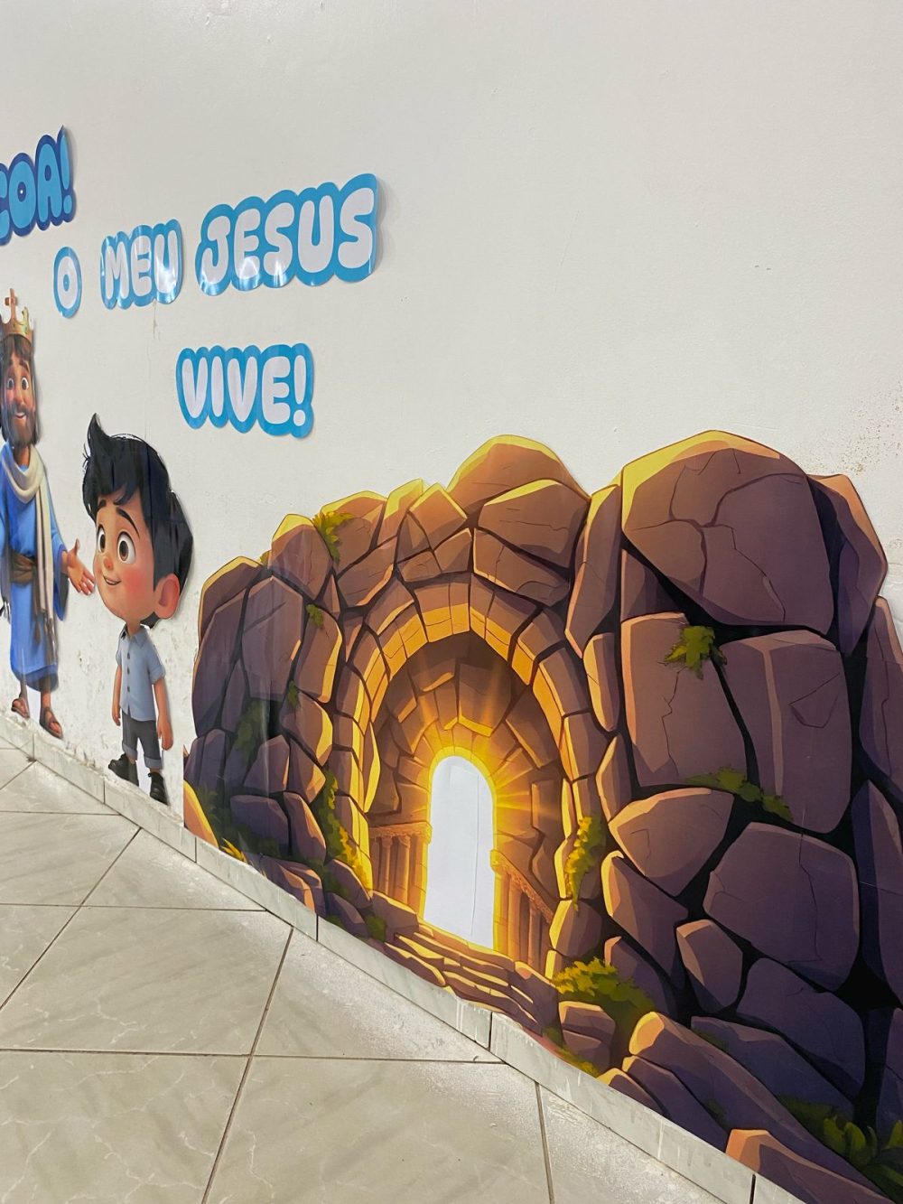 PAINEL PÁSCOA O MEU JESUS VIVE - Imagem 6