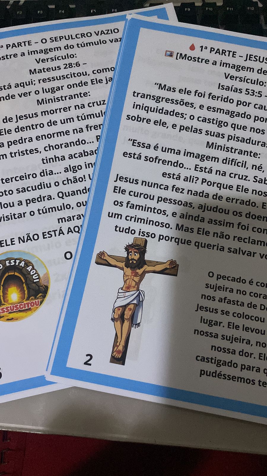 KIT MINISTRAÇÃO INFANTIL. A VERDADEIRA PÁSCOA. - Imagem 8