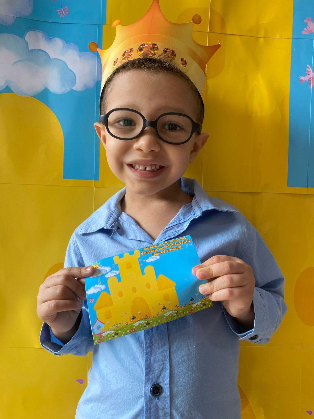 KIT PARA FOTOS E VÍDEO. MAMÃE, O TEU AMOR É O CASTELO QUE ME PROTEGE E ME FAZ SONHAR. - Imagem 7