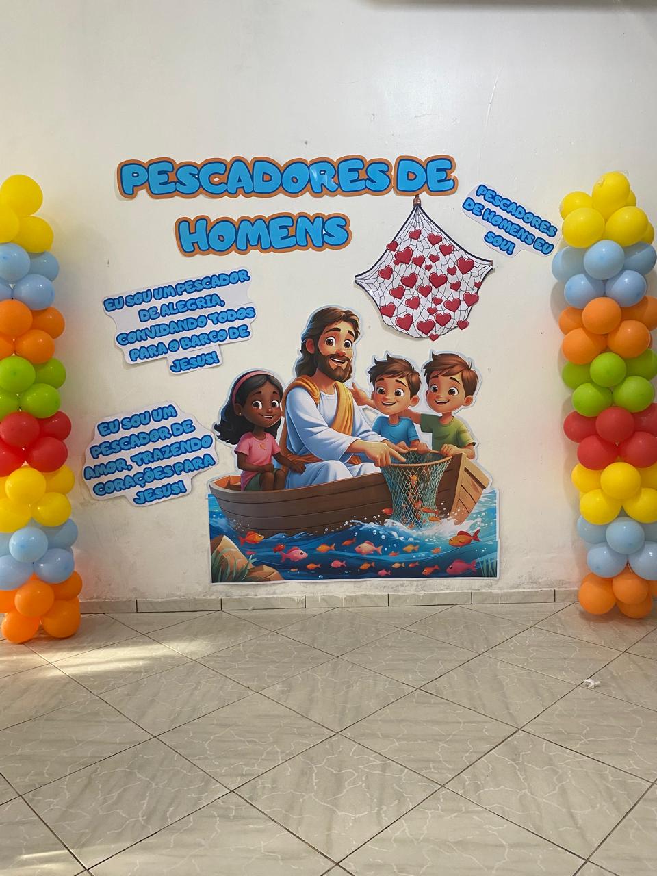 ARQUIVO COMPLETO PESCADORES DE HOMENS. DECORAÇÃO + RECURSO PARA MINISTRAÇÃO. - Imagem 12