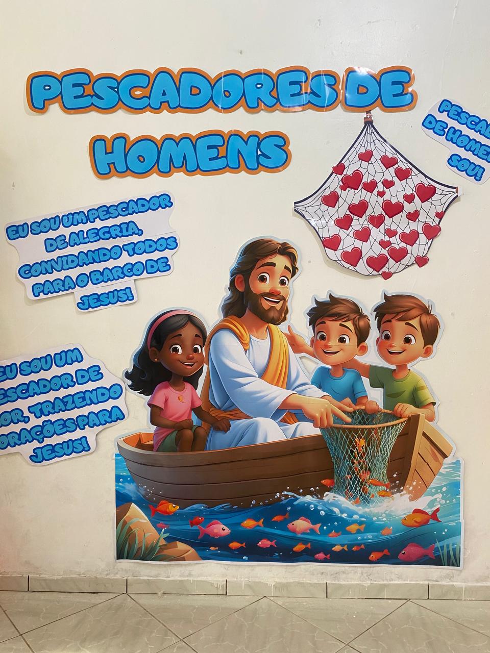 ARQUIVO COMPLETO PESCADORES DE HOMENS. DECORAÇÃO + RECURSO PARA MINISTRAÇÃO. - Imagem 8