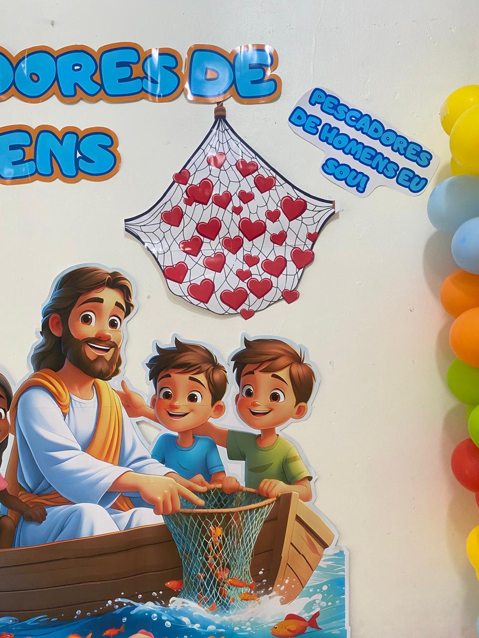 ARQUIVO COMPLETO PESCADORES DE HOMENS. DECORAÇÃO + RECURSO PARA MINISTRAÇÃO. - Imagem 6