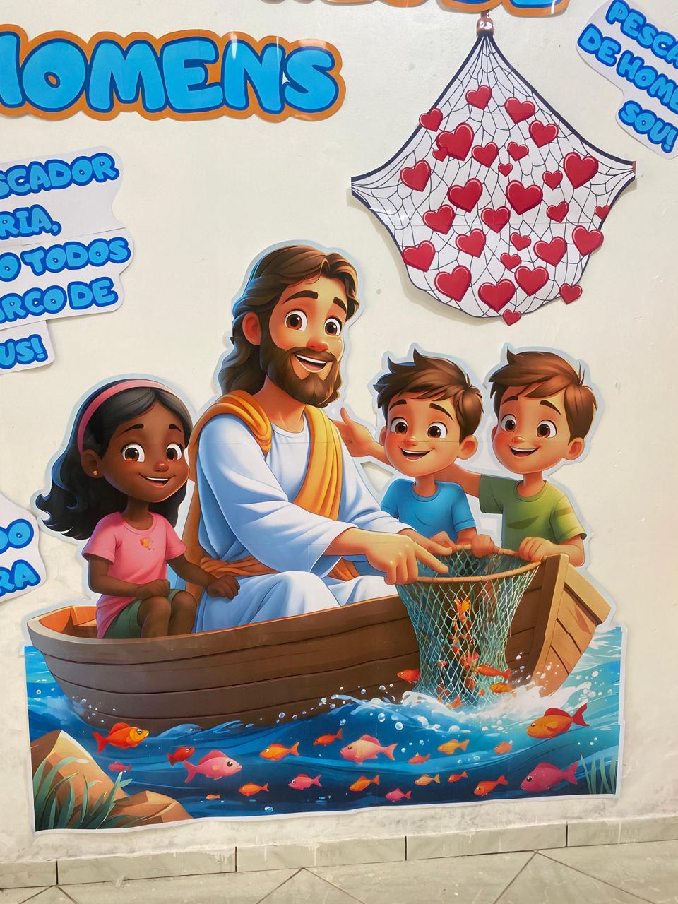 ARQUIVO COMPLETO PESCADORES DE HOMENS. DECORAÇÃO + RECURSO PARA MINISTRAÇÃO. - Imagem 4