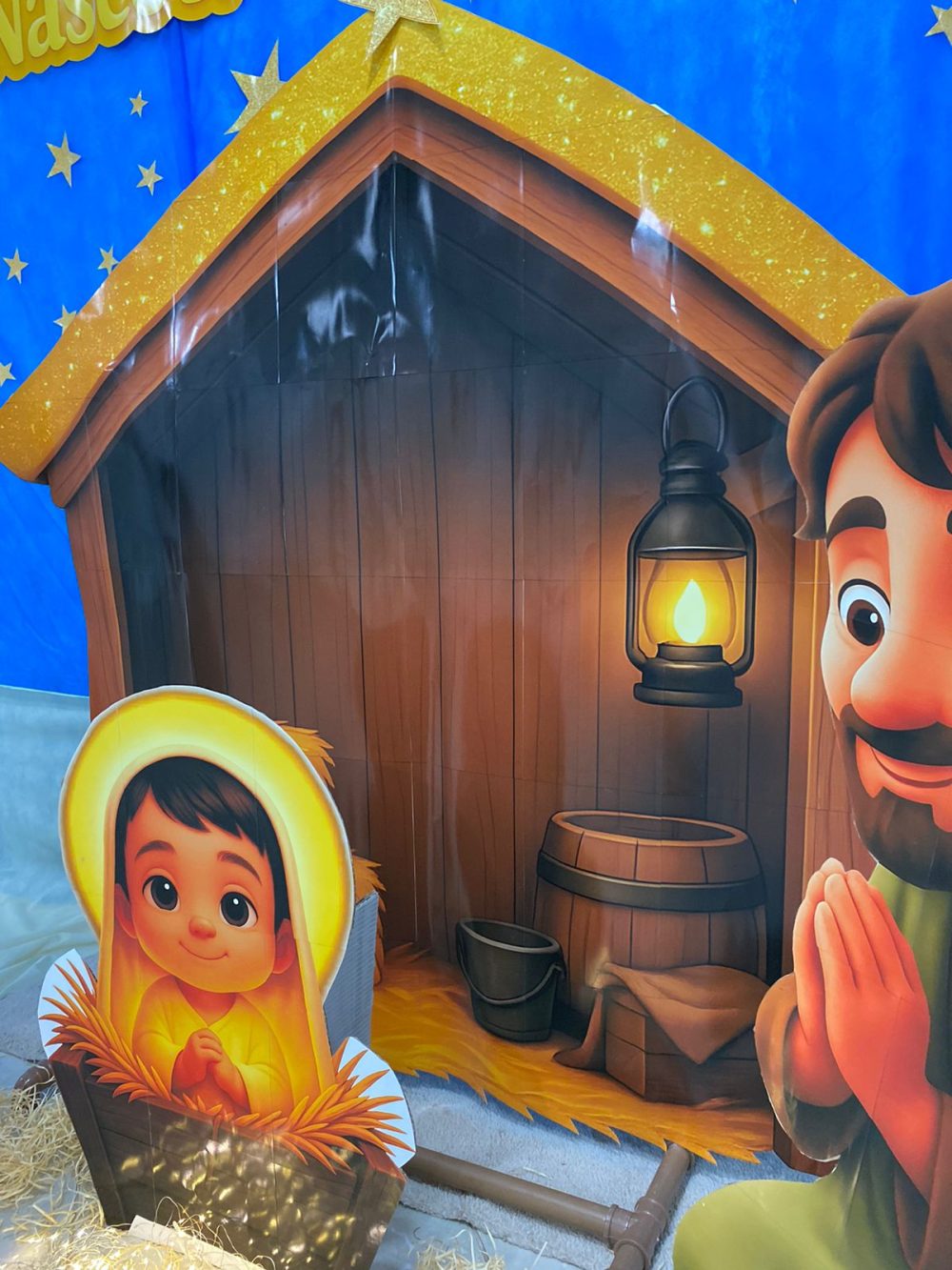 CENÁRIO NATAL. O CÉU SE ALEGRA: NASCEU O REI DOS REIS. - Imagem 4