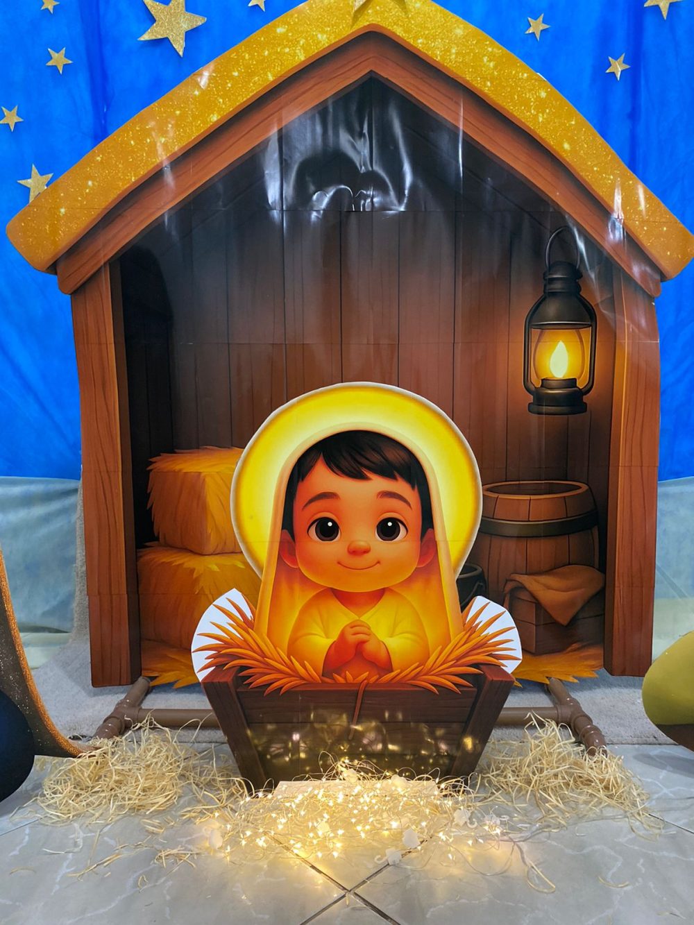 CENÁRIO NATAL. O CÉU SE ALEGRA: NASCEU O REI DOS REIS. - Imagem 2