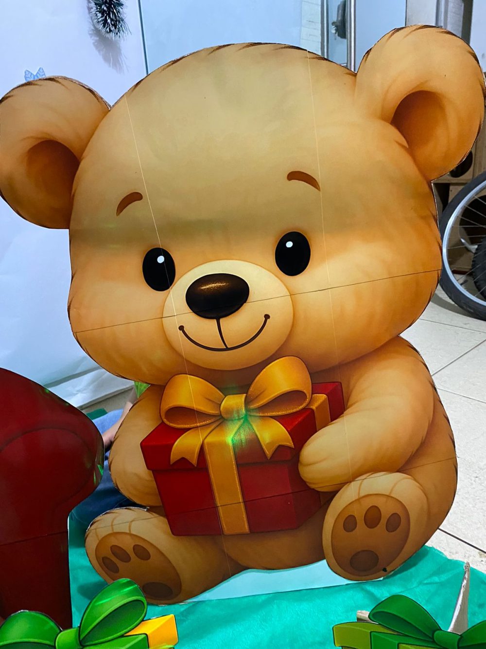 CENÁRIO O NATAL CHEGOU. CASA DO PAPAI E DA MAMÃE NOEL. - Imagem 9