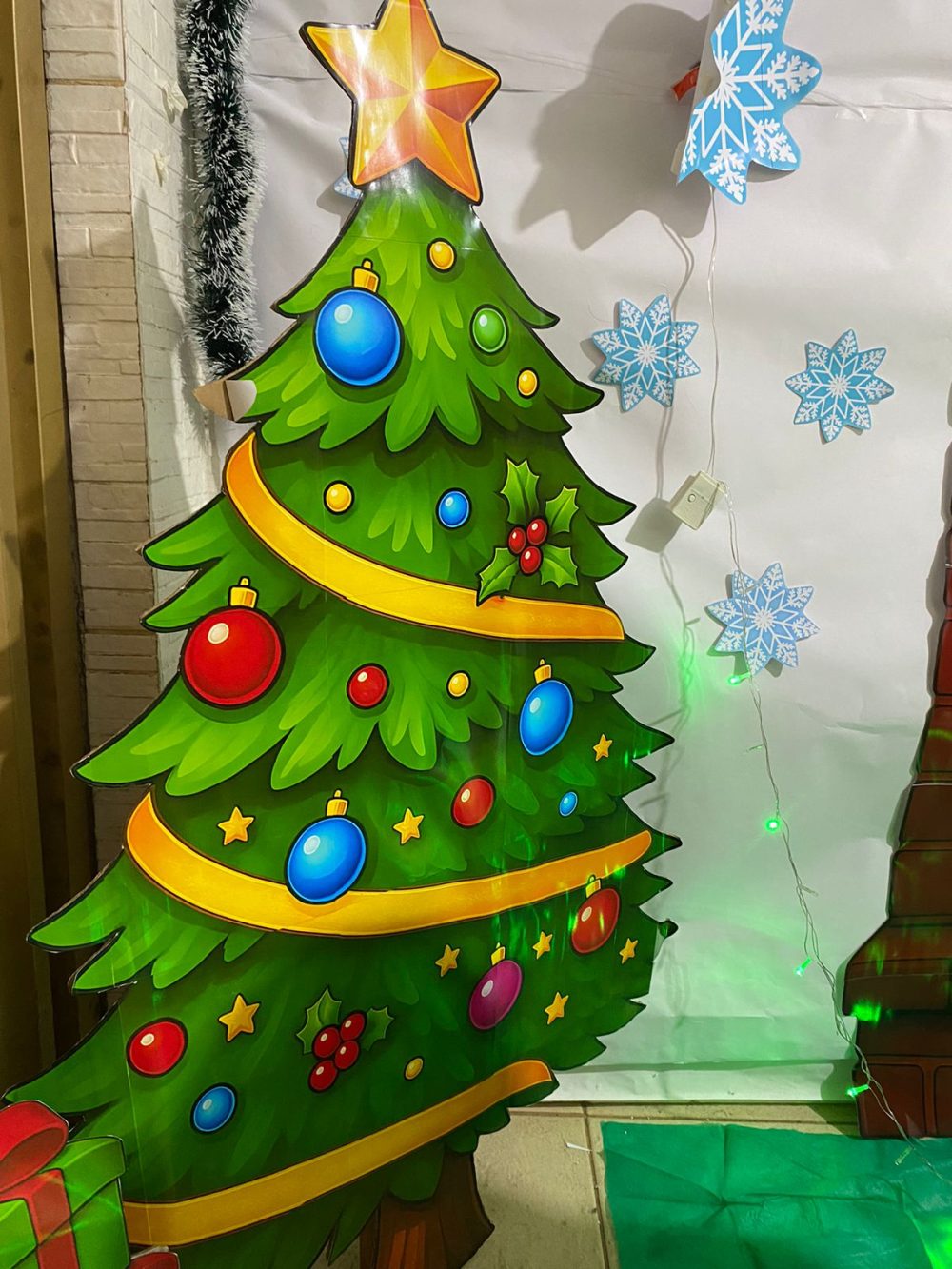 CENÁRIO O NATAL CHEGOU. CASA DO PAPAI E DA MAMÃE NOEL. - Imagem 7