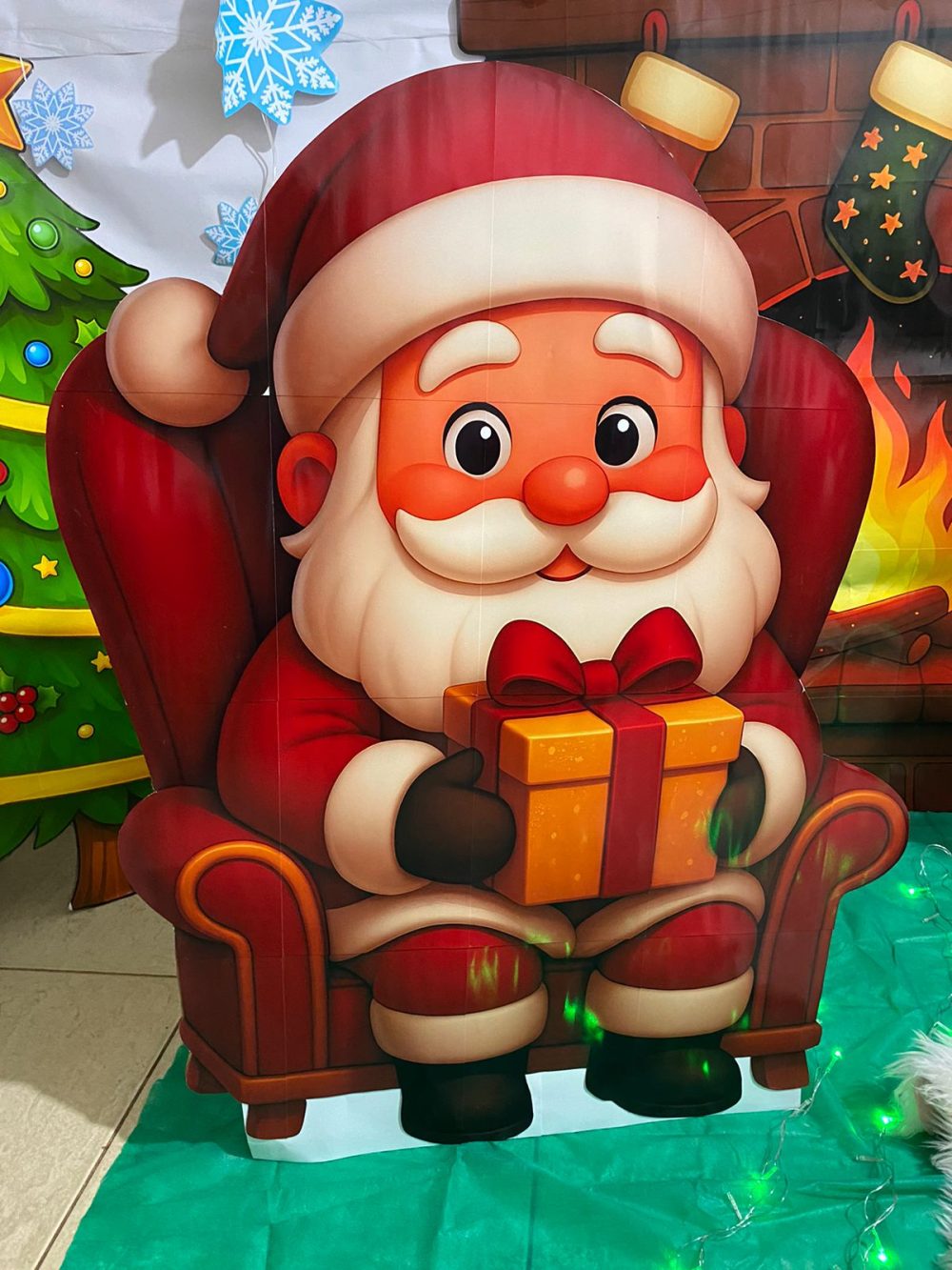 CENÁRIO O NATAL CHEGOU. CASA DO PAPAI E DA MAMÃE NOEL. - Imagem 6