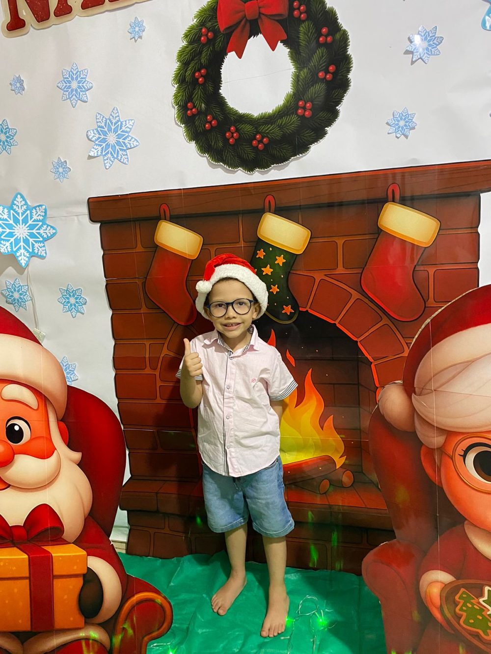 CENÁRIO O NATAL CHEGOU. CASA DO PAPAI E DA MAMÃE NOEL. - Imagem 12