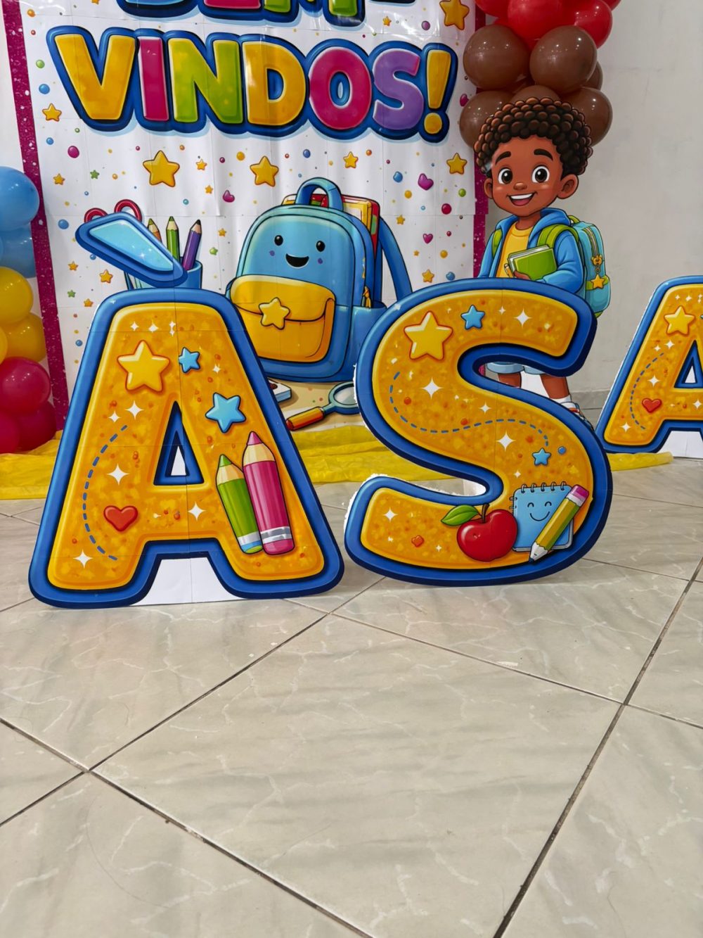 DECORAÇÃO COMPLETA VOLTA ÀS AULAS. - Imagem 6