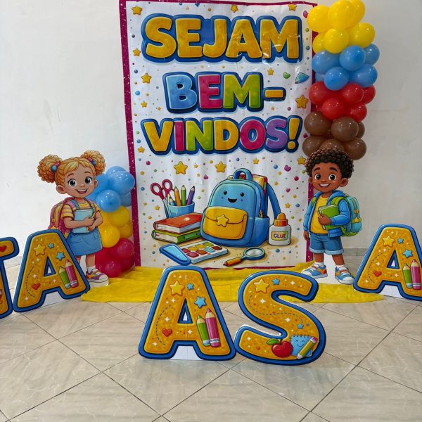 DECORAÇÃO COMPLETA VOLTA ÀS AULAS