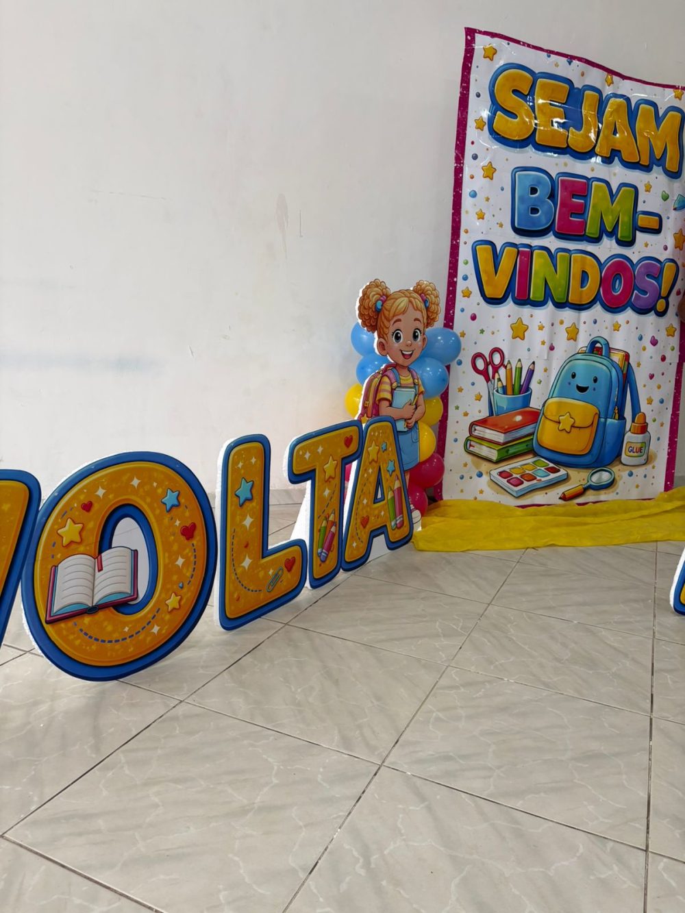 DECORAÇÃO COMPLETA VOLTA ÀS AULAS. - Imagem 8