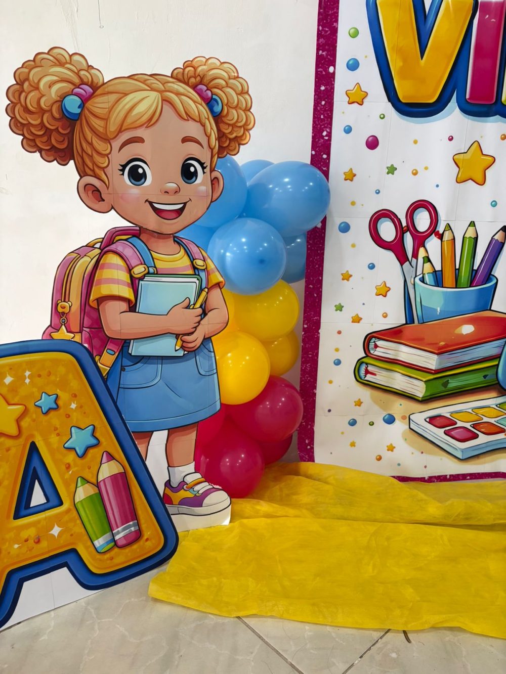 DECORAÇÃO COMPLETA VOLTA ÀS AULAS. - Imagem 4