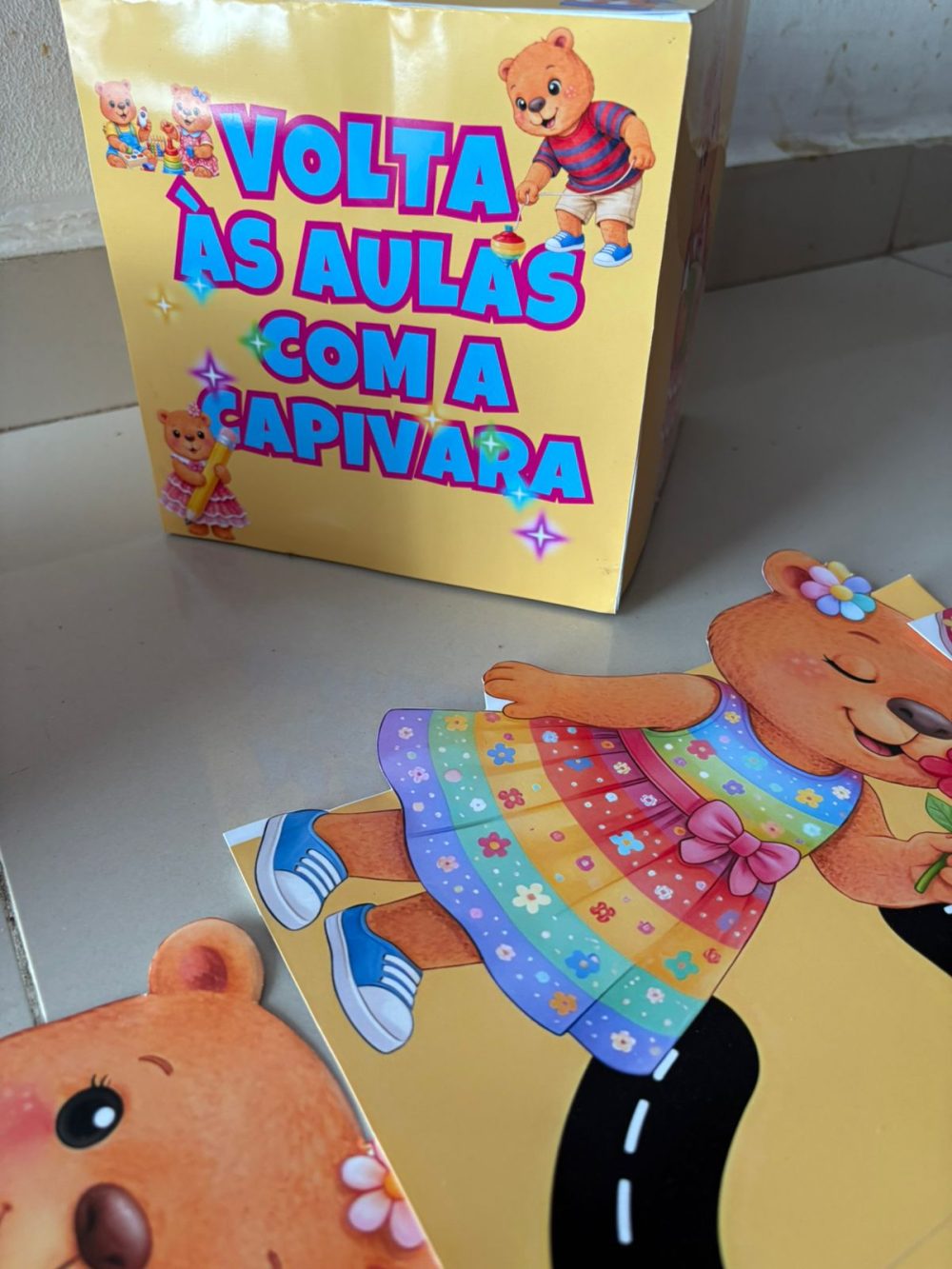 AMARELINHA VOLTA ÀS AULAS DA CAPIVARA. - Imagem 4