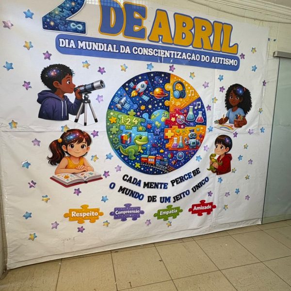 PAINEL DECORATIVO DO AUTISMO.