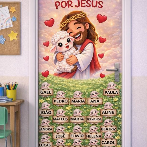 DECORAÇÃO DE PORTA DA PÁSCOA + LEMBRANÇA.