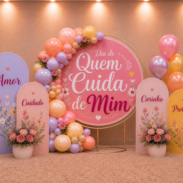 Cenário DIA DE QUEM CUIDA DE MIM.