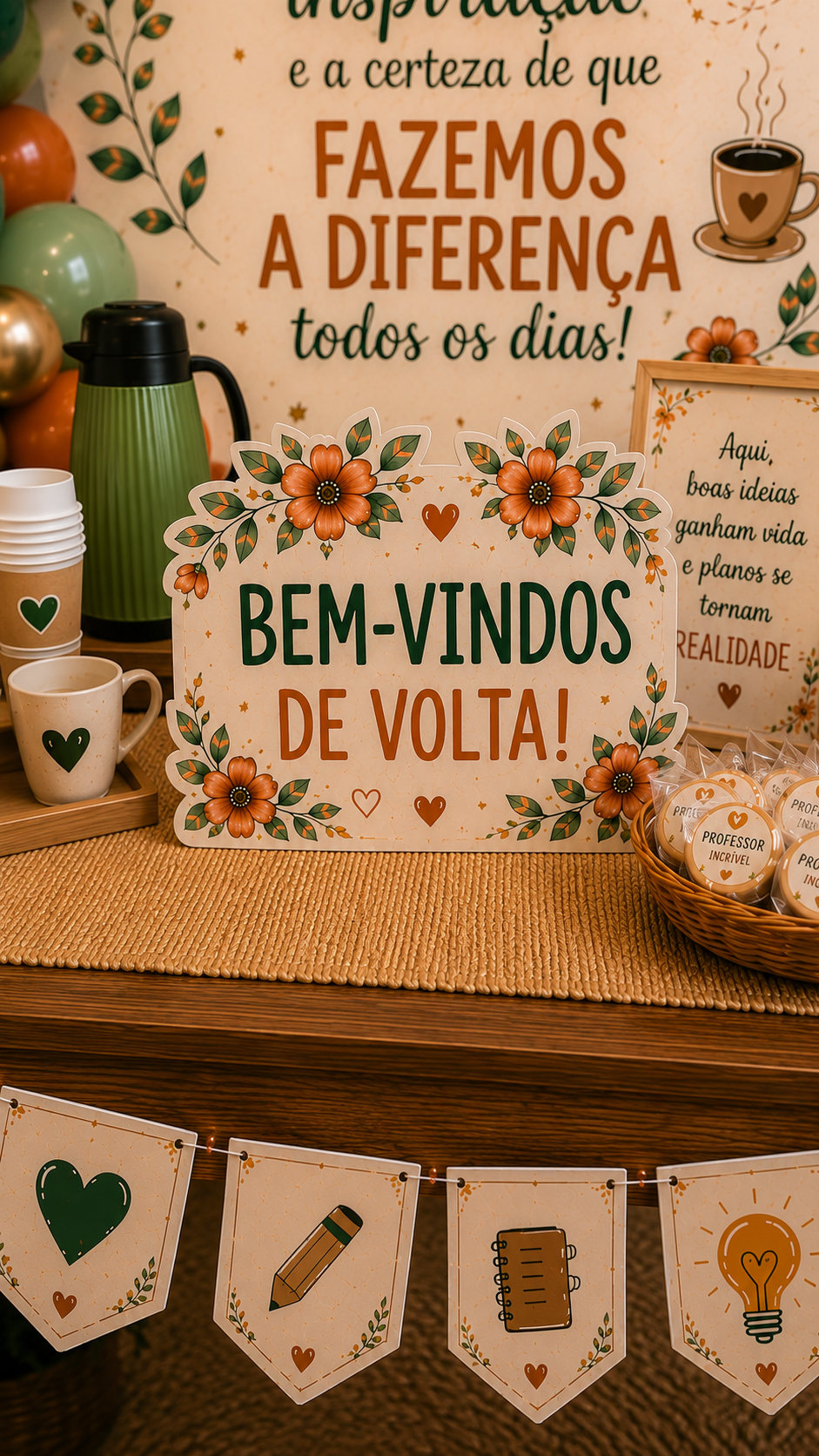 KIT PARA RECEBER OS PROFESSORES. - Imagem 5