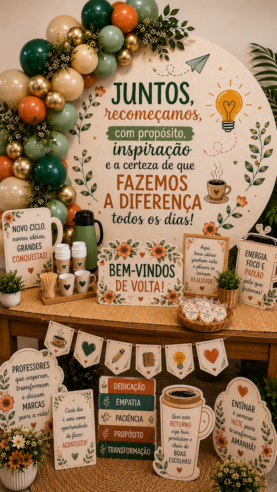 KIT PARA RECEBER OS PROFESSORES. - Imagem 2
