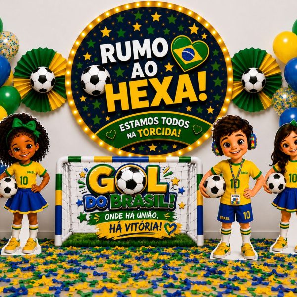 KIT COPA RUMO AO HEXA!