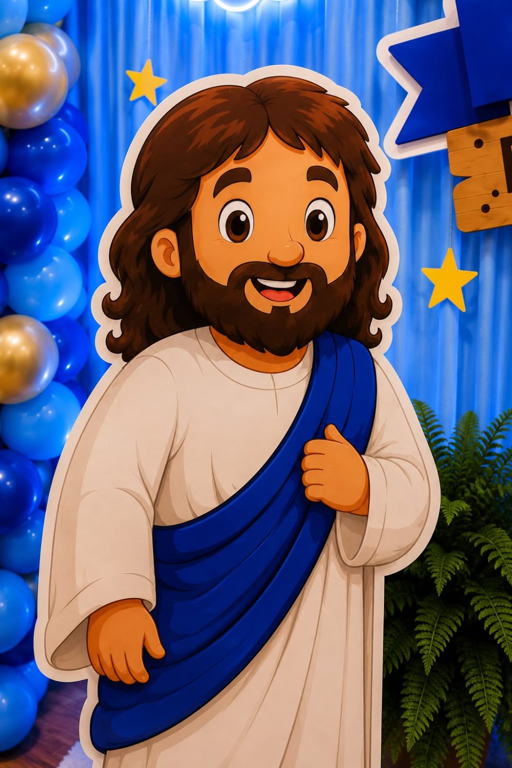 CRISTO O UNGIDO DE DEUS CENÁRIO PARA CULTO INFANTIL. - Imagem 11