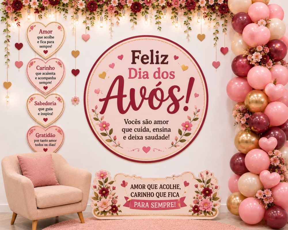 CENÁRIO PARA O DIA DOS AVÓS. - Imagem 9