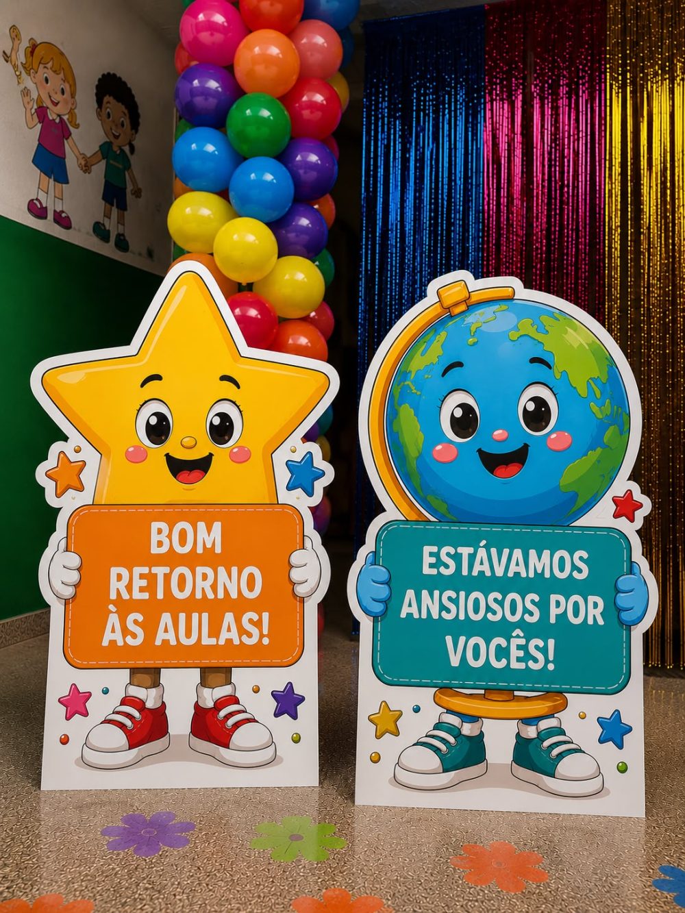 DECORAÇÃO COMPLETA RETORNO ÀS AULAS. - Imagem 7