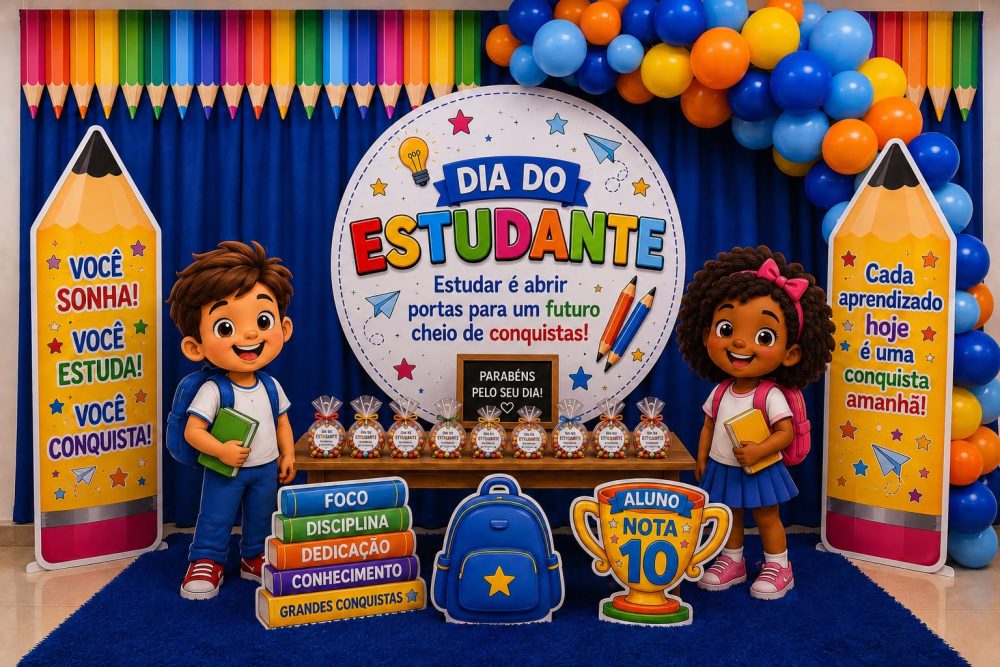 DECORAÇÃO DIA DO ESTUDANTE. - Imagem 2