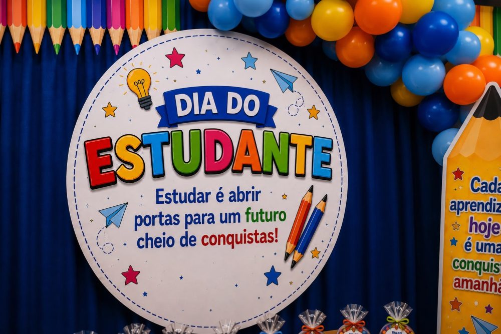 DECORAÇÃO DIA DO ESTUDANTE. - Imagem 11