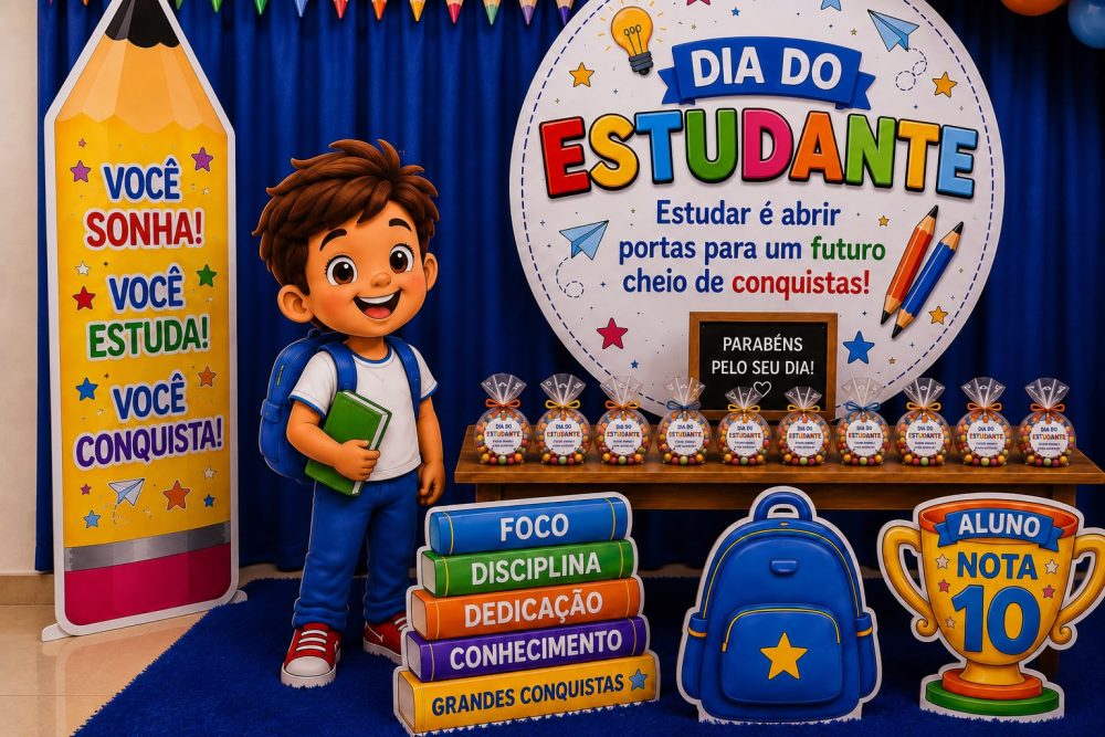DECORAÇÃO DIA DO ESTUDANTE. - Imagem 3