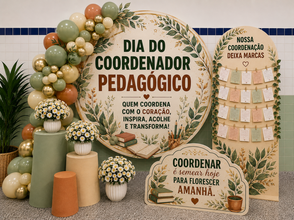 DIA DO COORDENADOR PEDAGÓGICO.  🥰UMA LINDA DECORAÇÃO CHEIA DE SURPRESAS - Imagem 10
