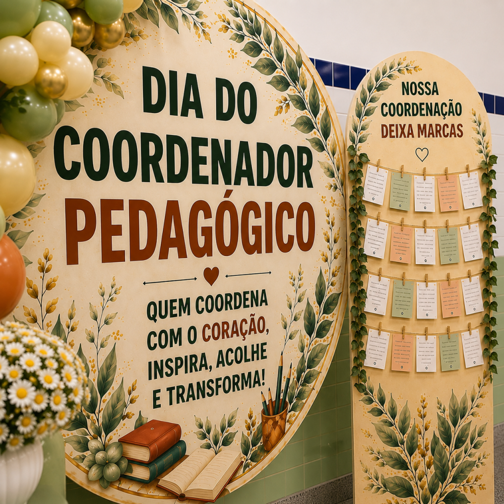 DIA DO COORDENADOR PEDAGÓGICO.  🥰UMA LINDA DECORAÇÃO CHEIA DE SURPRESAS - Imagem 11