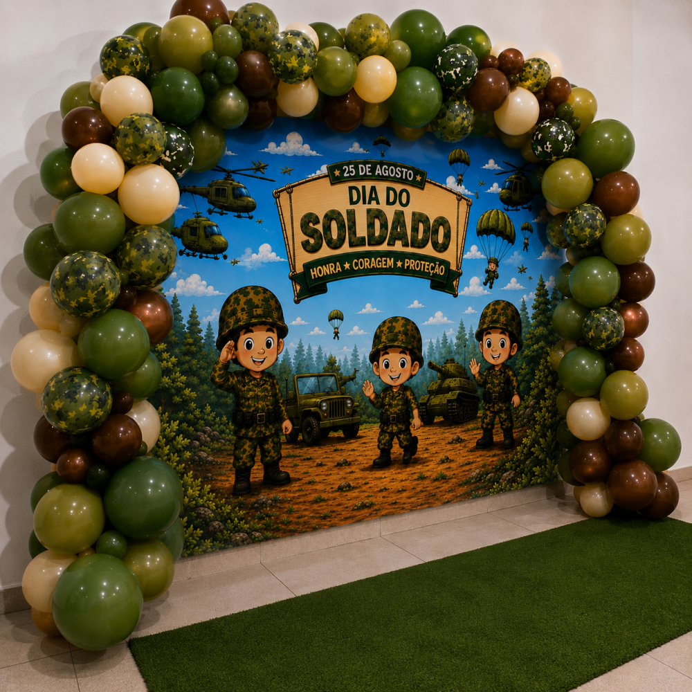 CENÁRIO COM DISPLAYS DIA DO SOLDADO. - Imagem 7