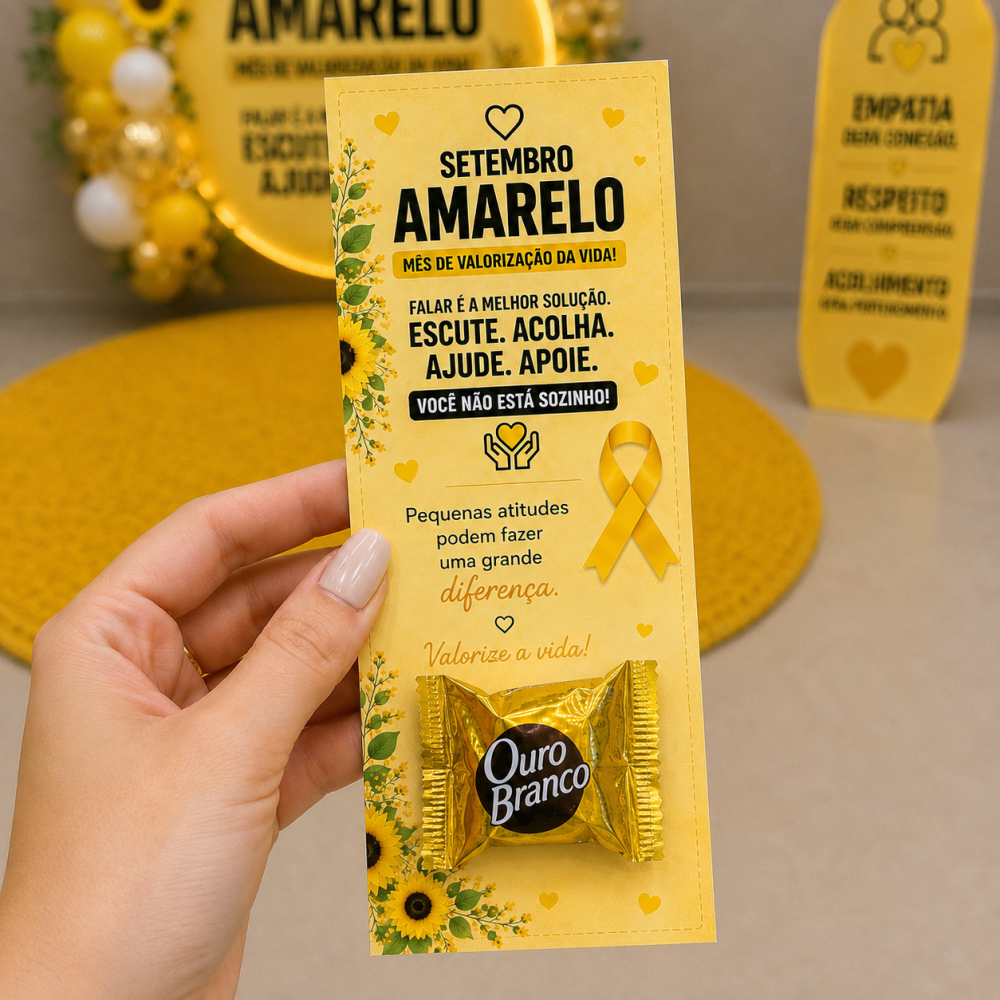 SETEMBRO AMARELO. 🌼🌼🌼 - Imagem 9