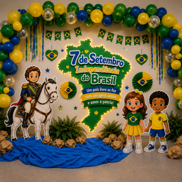 DECORAÇÃO INDEPENDÊNCIA DO BRASIL.
