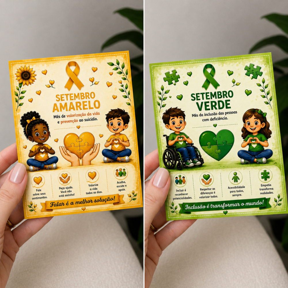 DECORAÇÃO DUPLA MÊS DE SETEMBRO.💚💛 - Imagem 3
