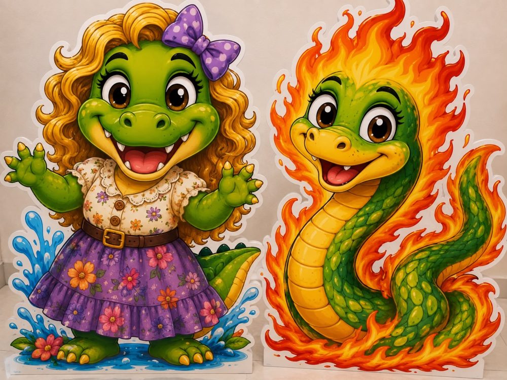 Cenário de displays do Folclore Brasileiro - Imagem 7