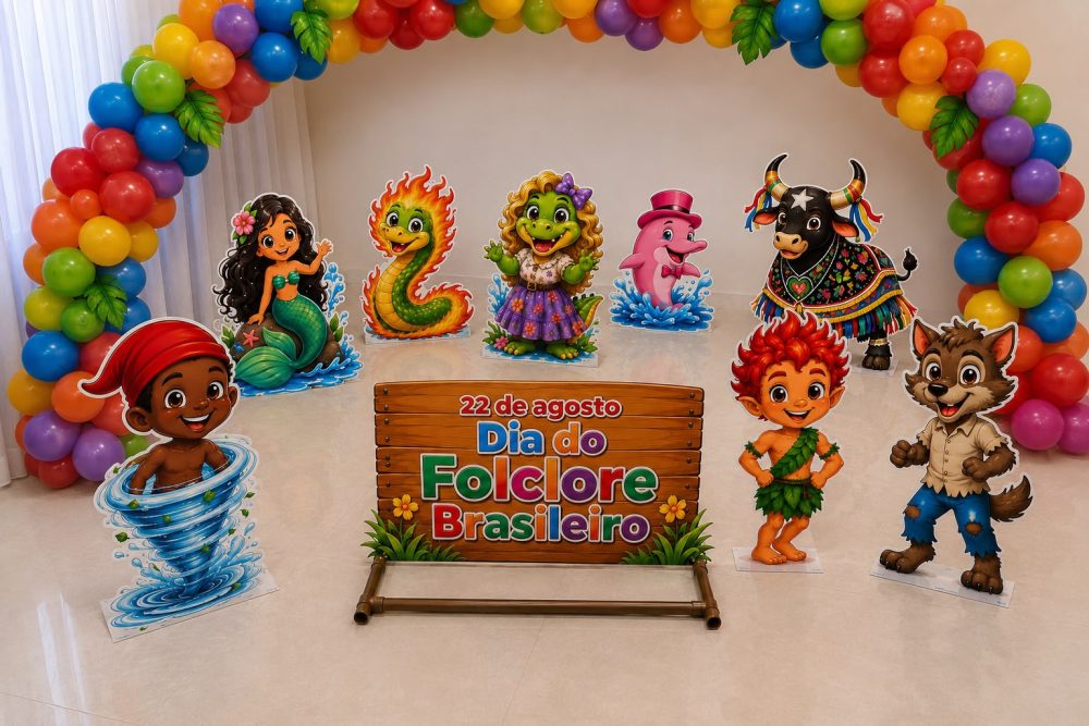 Cenário de displays do Folclore Brasileiro - Imagem 5