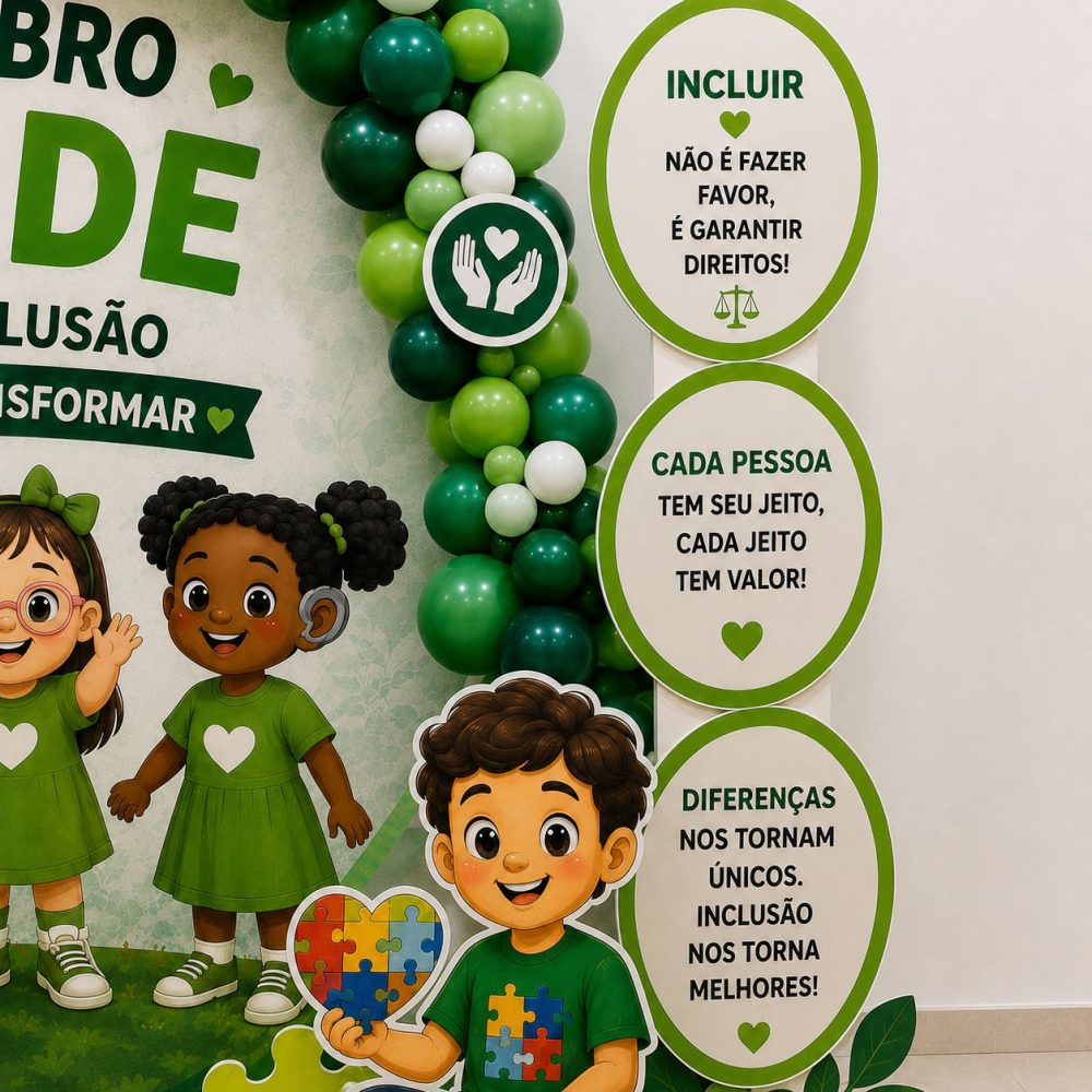 DECORAÇÃO SETEMBRO VERDE. MÊS DA INCLUSÃO. 💚💚💚 - Imagem 8