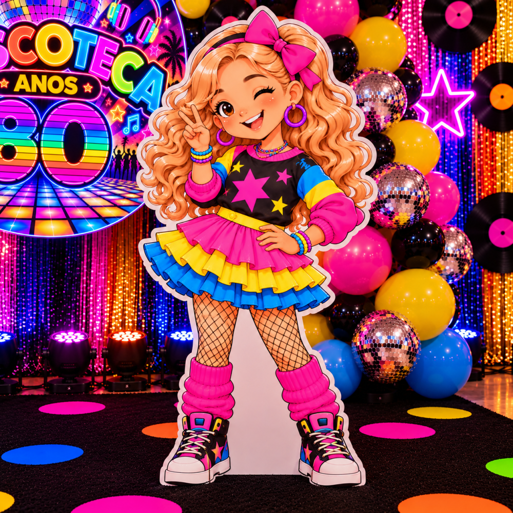 DECORAÇÃO DISCORECA ANOS 80.🪩🪩🪩 - Imagem 10